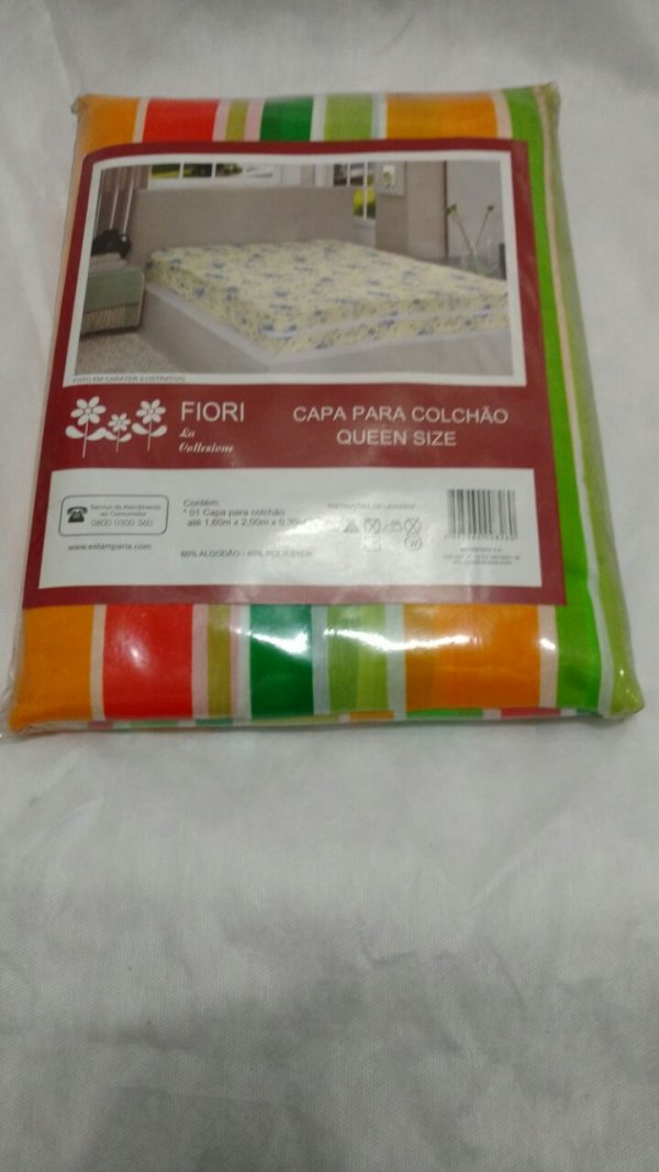 Capa de Colchão Casal (Queen Size) 1,60x2,00 = FIORI