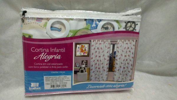 Cortina Infantil Alegria 2,80x1,80 = IZALTÉX