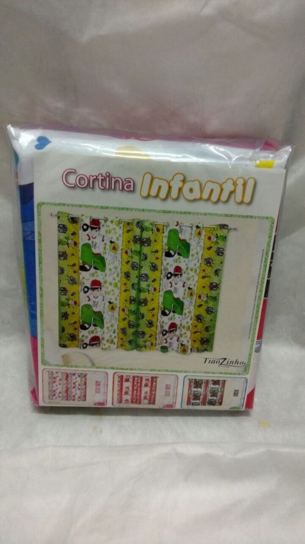 Cortina Infantil Personagens 2,00x1,80 - TIÃOZINHO