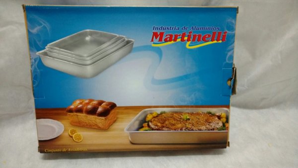 Forma de Alumínio 04 Peças polida = MARTINELLI
