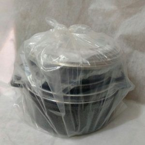 Panela Alumínio Fundido 05 Pçs c/ Tampa de Vidro = CAVA