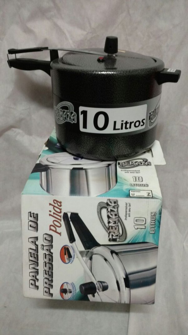 Panela de Pressão 10 Litros Craqueada = REMAZA