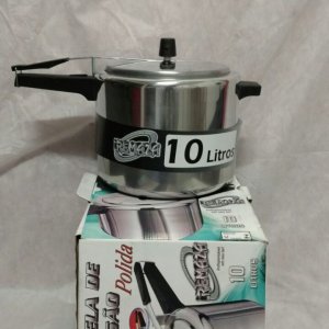 Panela de Pressão 10 Litros Polida = REMAZA