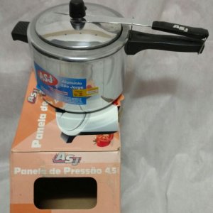 Panela de Pressão 4,5 Litros Polido = SÃO JORGE