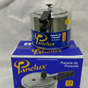 Panela de Pressão 4,5 litros Polida = PANELUX