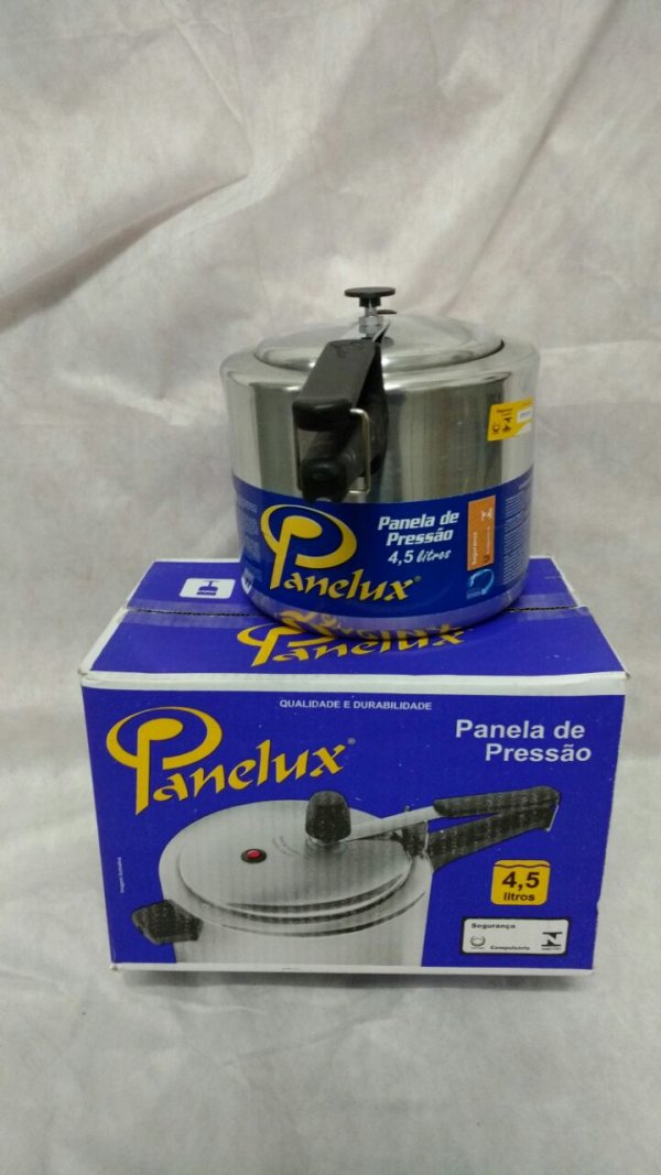 Panela de Pressão 4,5 litros Polida = PANELUX