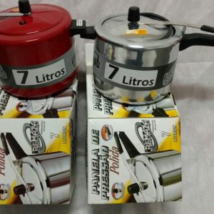 Panela de Pressão Polido 7 Litros = REMAZA