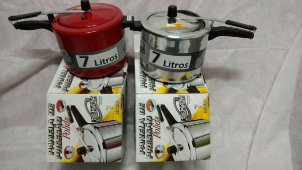 Panela de Pressão Polido 7 Litros = REMAZA