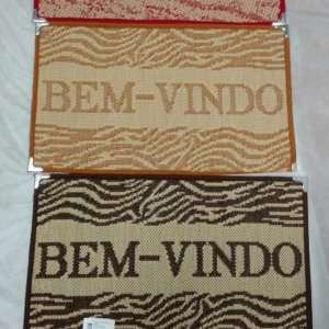 Tapete Sisal Bem Vindo Ponta De Ferro 40x65 = LANCER