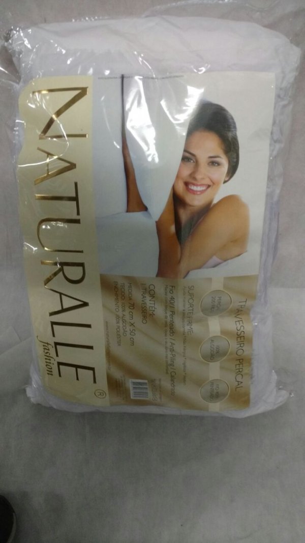 Travesseiro Naturalle 100% Algodao 50 x 70 Embalagem Dourada = SULTAN