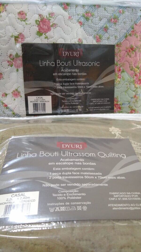Colcha King Dyuri Bouti Ultrasonic / Quilting 2,80 x 2,60 - JOLITEX