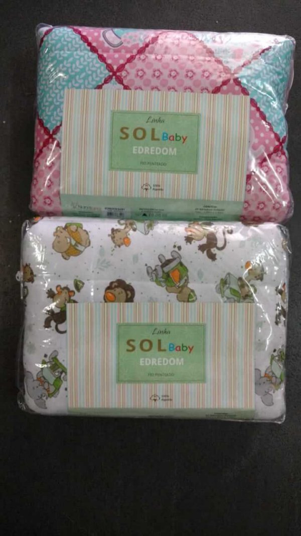 Edredom Solteiro Infantil Sol Baby 1,00x1,40 - NANA JANA