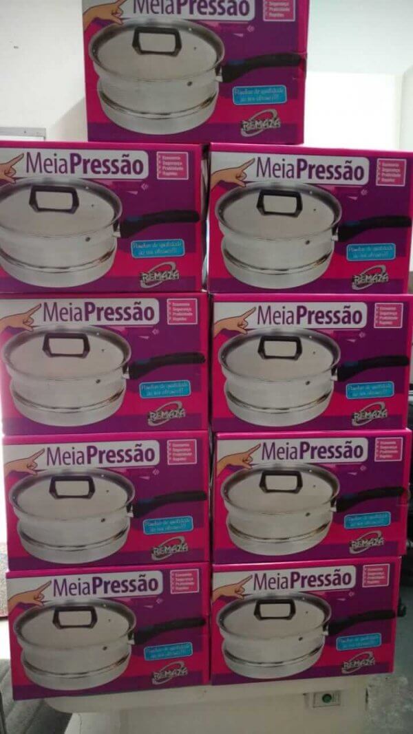 Panela Meia Pressão Polida - REMAZA