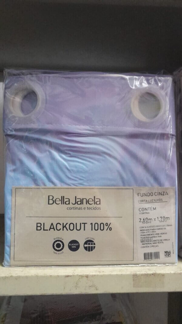 Cortina Blackout Corta Luz PVC 2,60x1,70 - BELLA JANELA