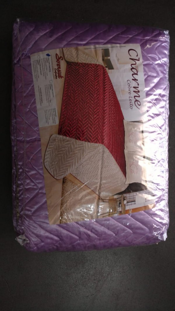 Cobre Leito Casal King Charme 05 peças 2,90x2,60 - SVERSUT