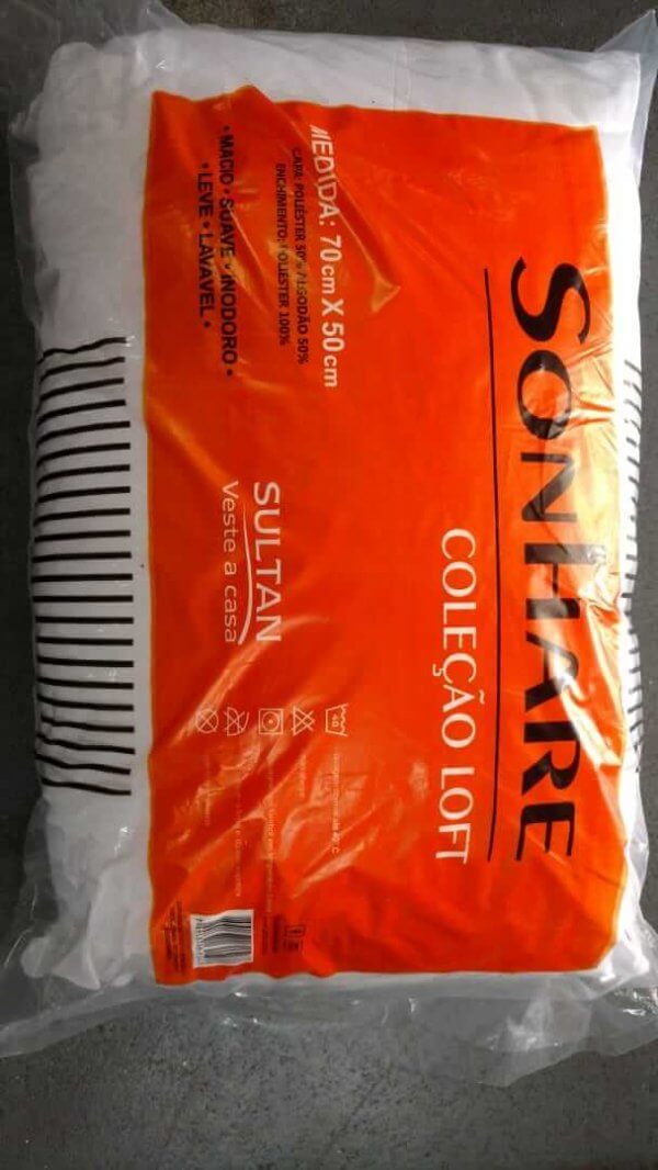 Travesseiro Sonhare 200 Fios 50 x 70- SULTAN