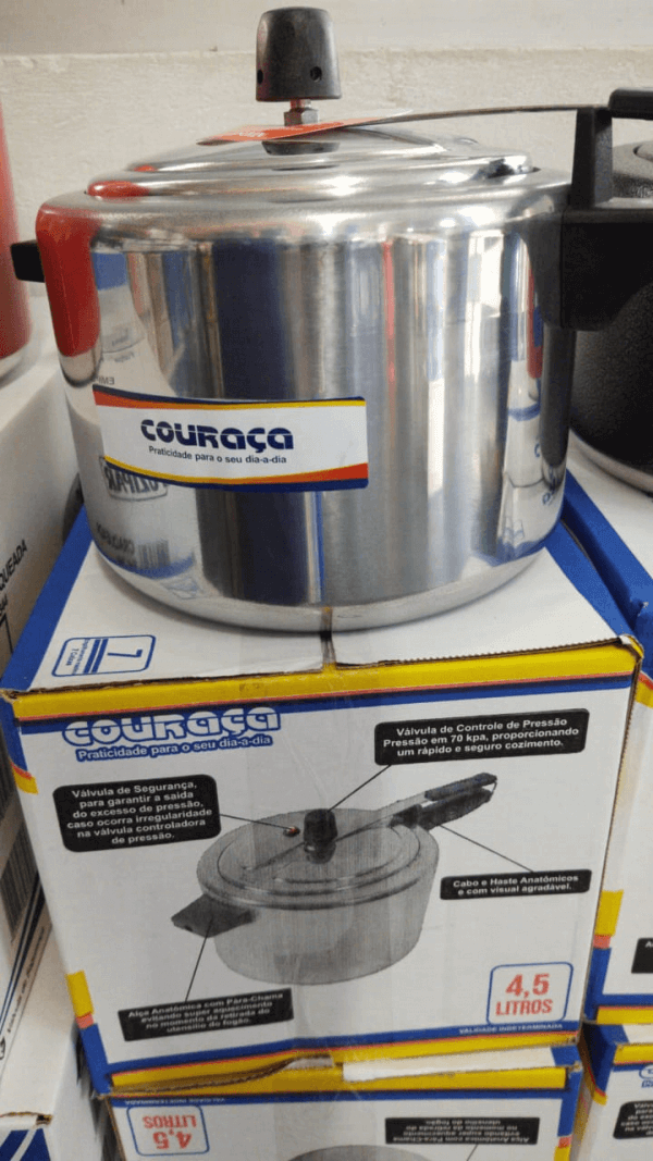 Panela de Pressao Polida 4,5 Lts - FUZINATO