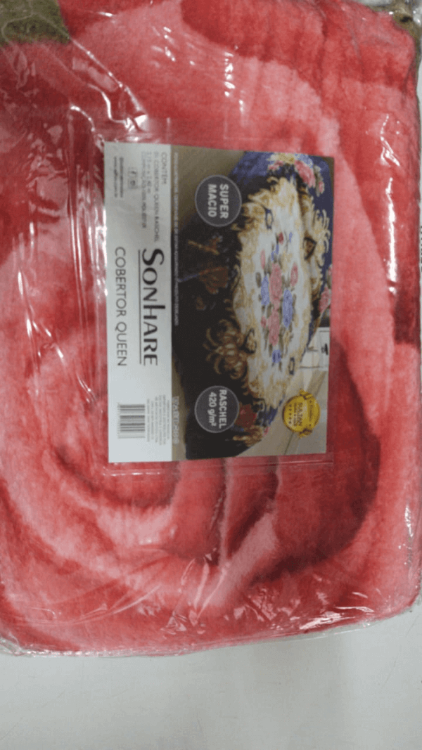 Cobertor Casal Queen Raschel Sonhare 2,15x2,40 - SULTAN