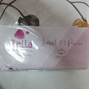 Lencol Casal Malha 03 pecas 1,40x1,90 Ravena = BELLA ENXOVAIS
