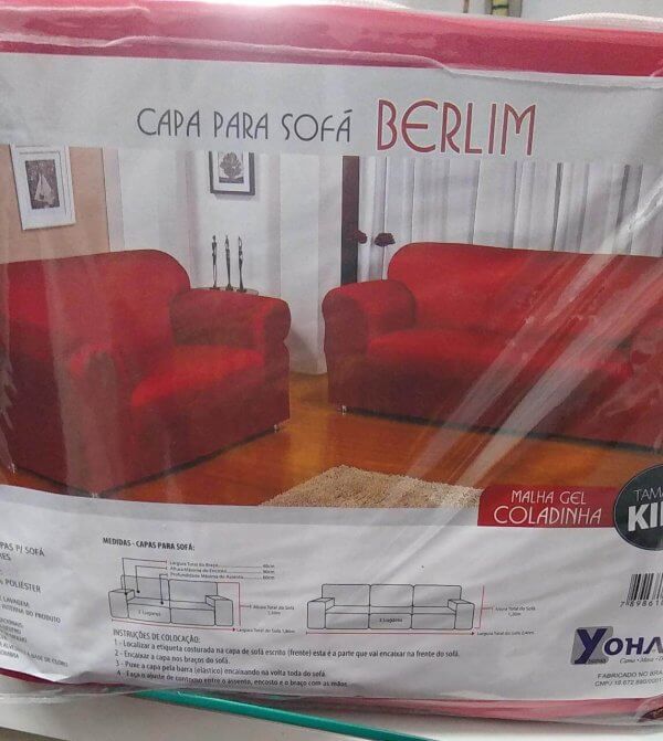 Capa De Sofá Berlim Malha Gel King - YOHANA