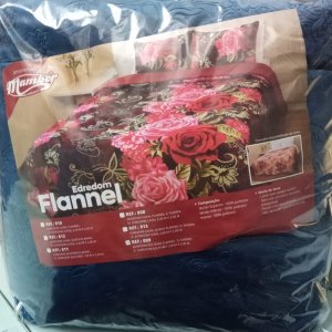 Coberdrom Solteiro 1,60 x 2,20  Flannel c/ Sherpa - MAMBER