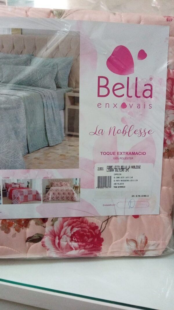 Cobre Leito Solteiro La Noblesse 1,60X2,40 02 Pçs - BELLA ENXOVAIS