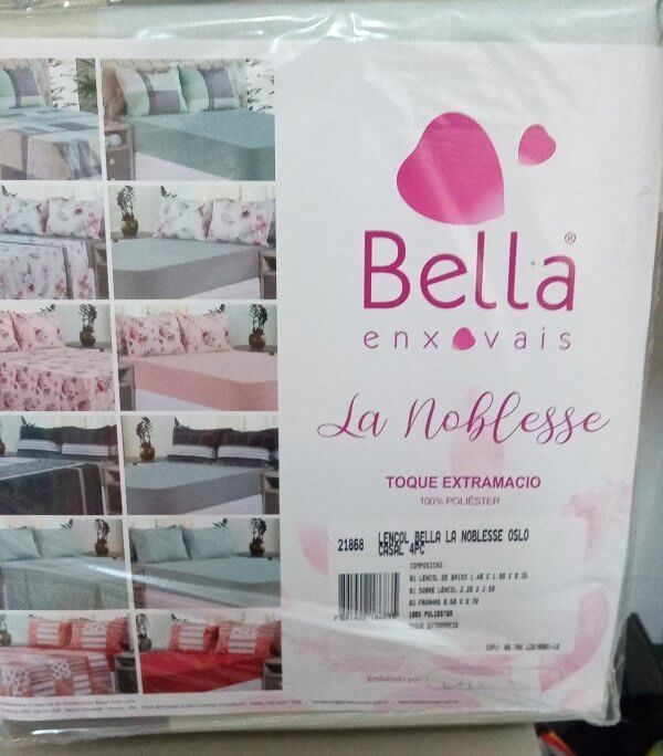 Lençol Casal La Noblesse 04 Pçs - BELLA ENXOVAIS