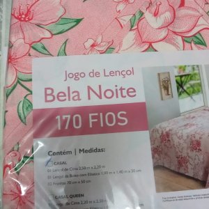 Lençol Casal Bela Noite 2,50x2,20 - MOGI GUAÇU