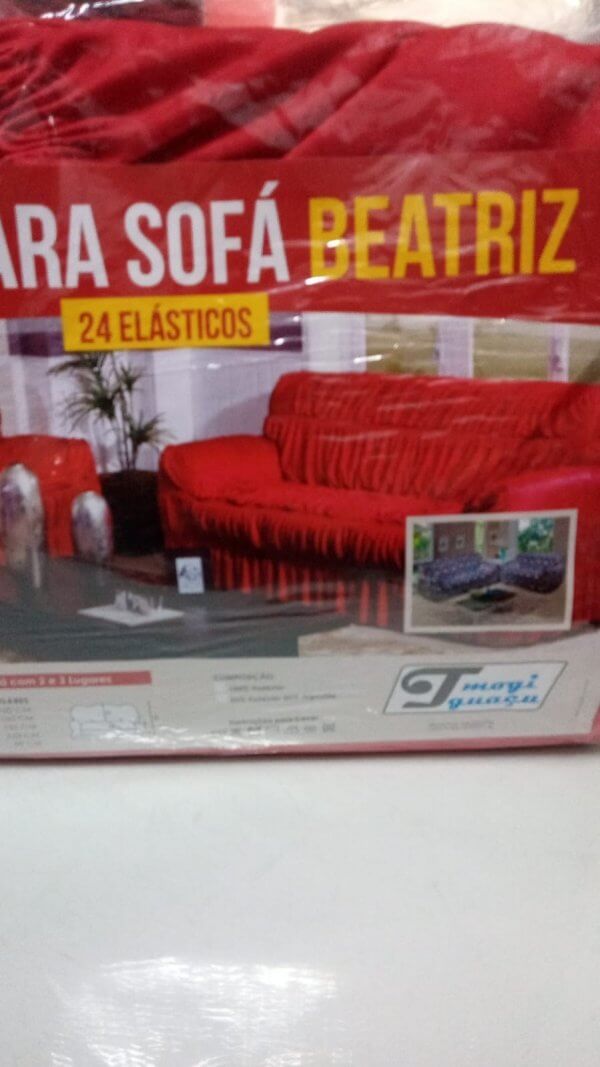 Capa Sofá Beatriz 24 Elásticos - MOGI GUAÇU
