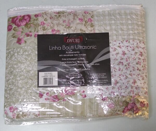Colcha Solteiro Bouti Ultrasonic 1,60x2,40 - JOLITEX