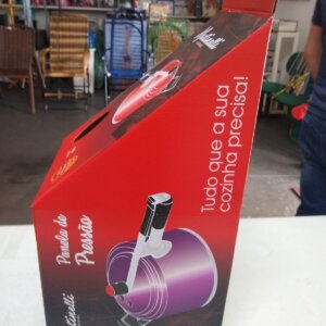 Panela Pressão 4,5 Litros 2 Válvulas Craq/verm/Rosa - MARTINELLI