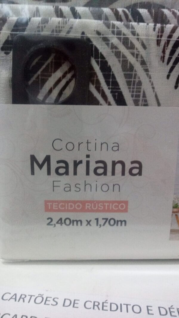 Cortina Mariana Estampada Fashion 1,70X2,40 - YOHANA