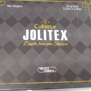 Cobertor Casal Dupla Face c/ Sherpa 2,20x2,40 - JOLITEX