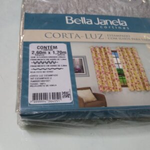 Cortina Blackout Corta Luz 2,60x1,70 Estampada - BELLA JANELA