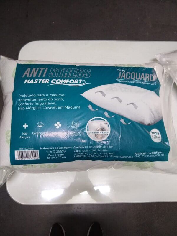Travesseiro Anti-stress Jacquard Master Confort 50x70 - PILLOWTEX