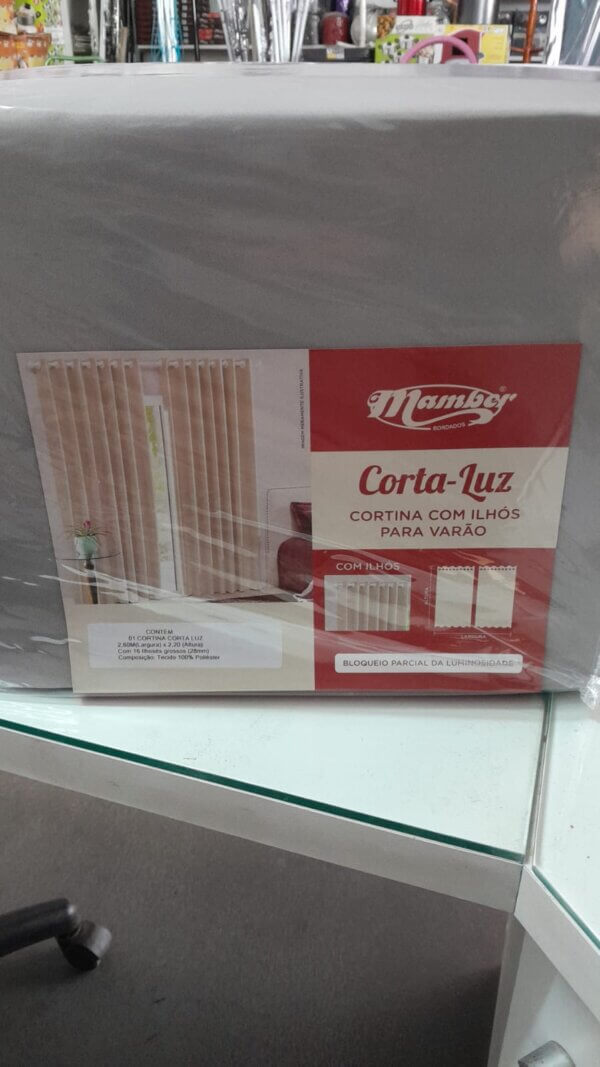 Cortina Blackout Tecido Corta-Luz 2,60x2,20 - MAMBER