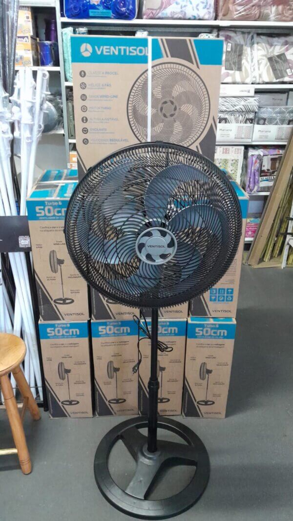 Ventilador De coluna 50 Cm Turbo 6 Pás - VENTISOL