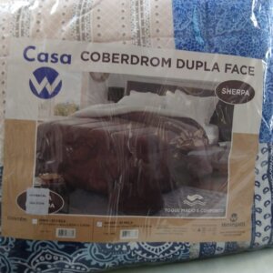 Coberdrom Estampado Queen C/ Sherppa Hypercal 200 fios 2,20 x 2,40 - MENEGATTI