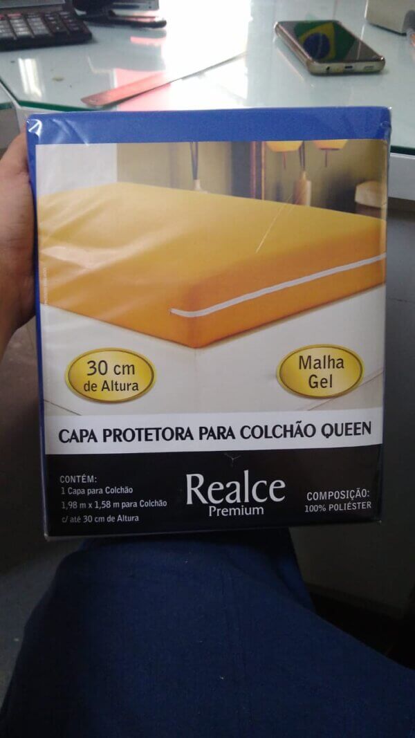 Capa De Colchão Queen Malha Gel 30 Cm Altura - SULTAN