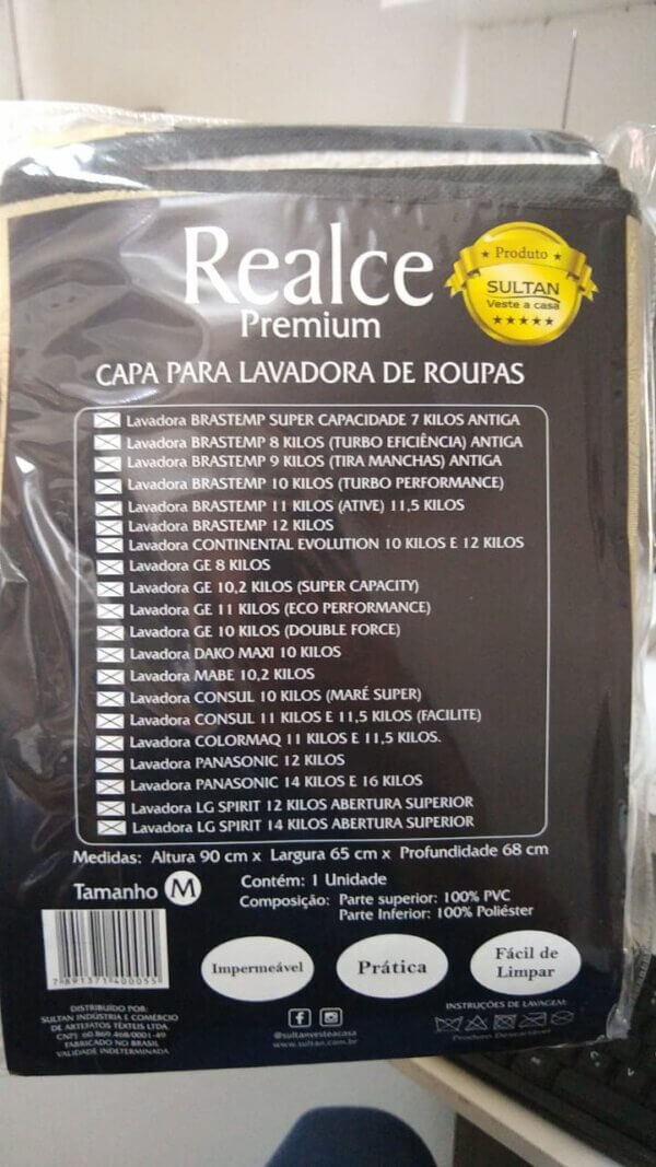 Capa Máquina Realce Premium - SULTAN