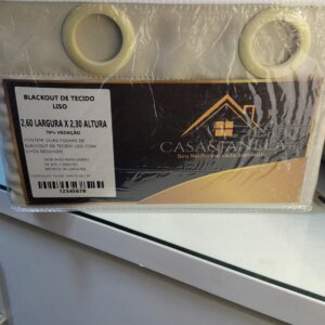 Cortina Blackout Tecido 2,60 x 2,30 - CASA E JANELA