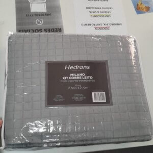Cobre Leito King Milano 03 Pçs 2,50 x 2,70 - HEDRONS