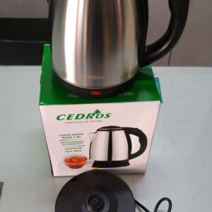 Chaleira Elétrica Aço Inox/Colorida 1,8 Litros - CEDROS