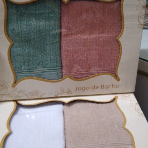 Toalha De Banho 04 Pçs Sonata ( Caixa) 0,68 x 1,40 - APPEL