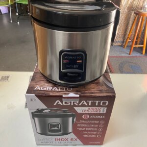 Panela Elétrica Inox 6 Xicaras - AGRATTO