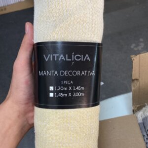 Manta De Sofá 1,20 x 1,45 Vitalicia - BELLA JANELA