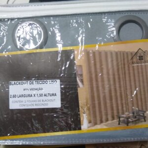 Cortina Blackout Tecido 2,60 x 1,40-1,50-1,60 - CASA E JANELA