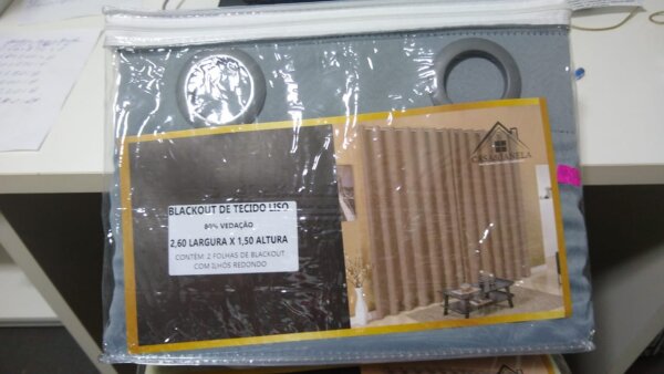Cortina Blackout Tecido 2,60 x 1,40-1,50-1,60 - CASA E JANELA