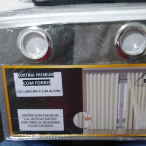 Cortina Premium Com Forro 2,80 x 2,40 - CASA E JANELA