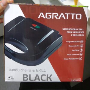 Sanduicheira Grill Black - AGRATTO